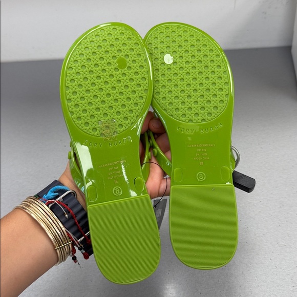 Tory Burch Lime Green Sandals - Picture 7 of 7